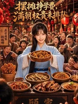 摆摊挣学费，满朝权贵来排队（89集）AI短剧 (2026)