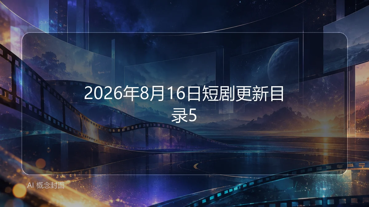 2026年8月16日短剧更新目录5