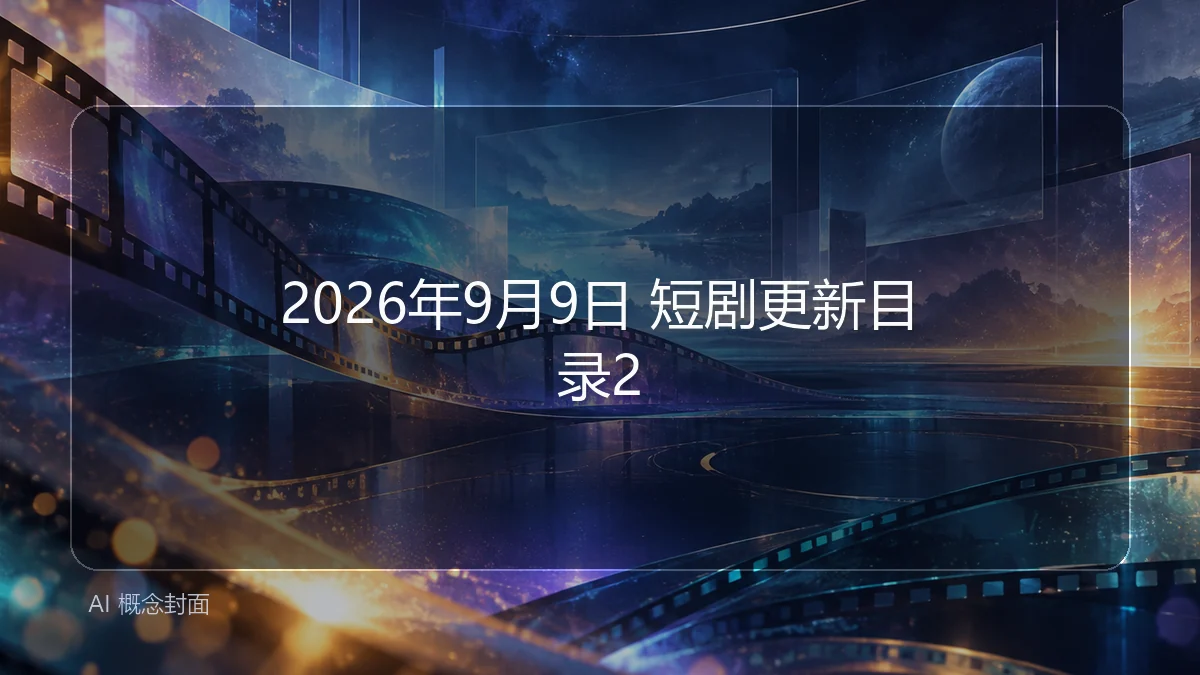 2026年9月9日 短剧更新目录2