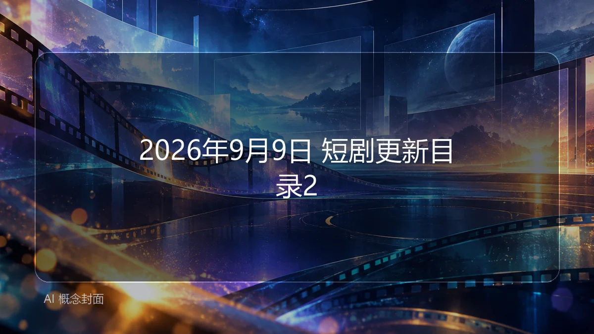 2026年9月9日 短剧更新目录2