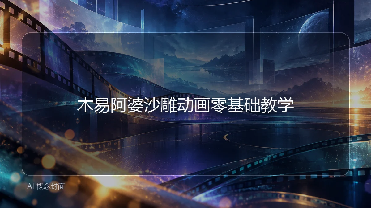 木易阿婆沙雕动画零基础教学