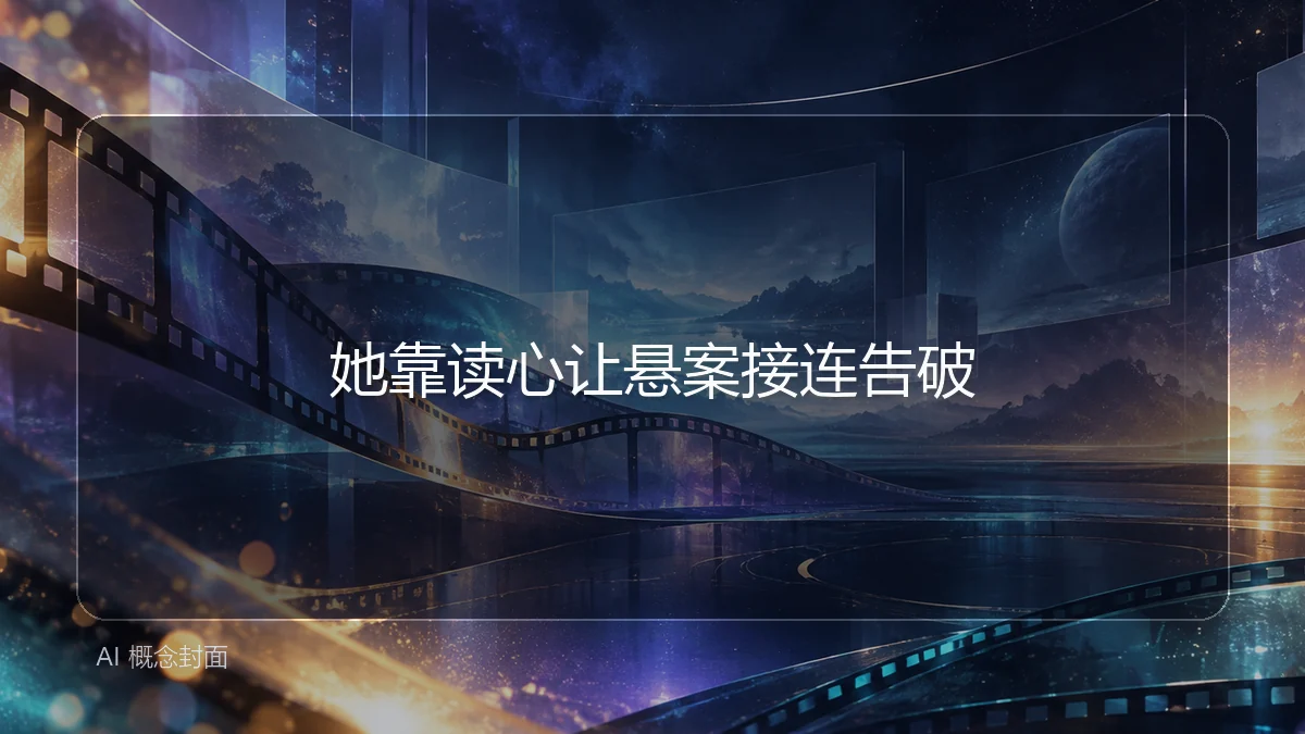 她靠读心让悬案接连告破