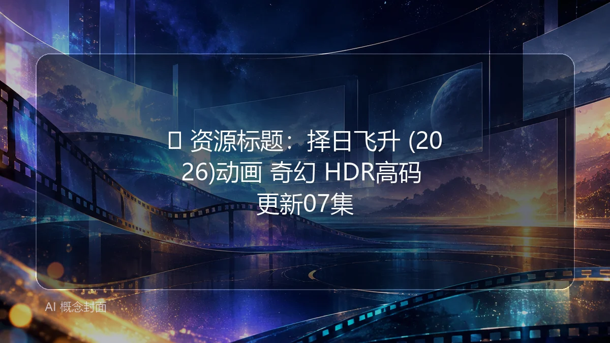 🖼 资源标题：择日飞升 (2026)动画 奇幻 HDR高码 更新07集