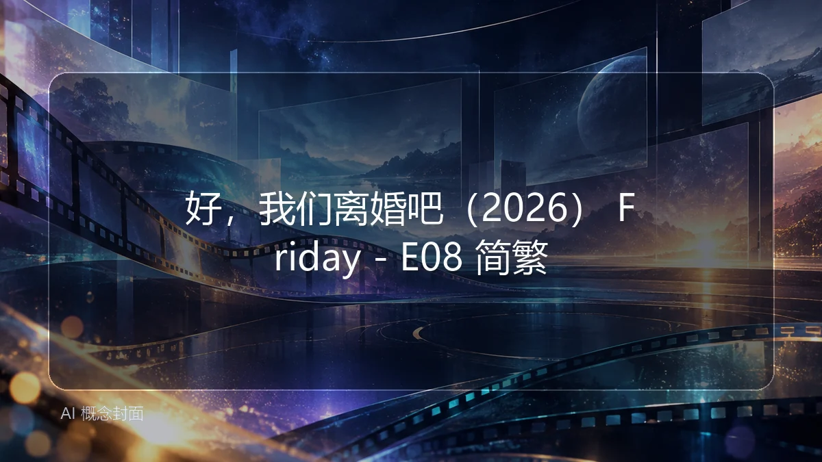 好，我们离婚吧（2026） Friday - E08 简繁