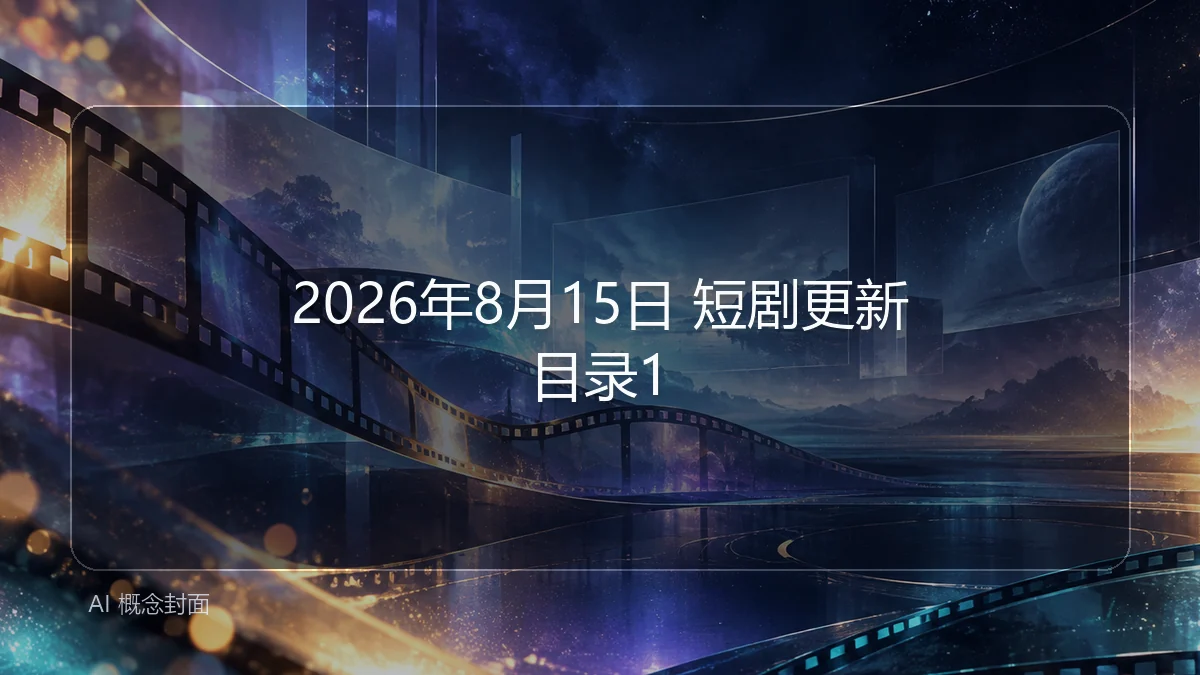 2026年8月15日 短剧更新目录1