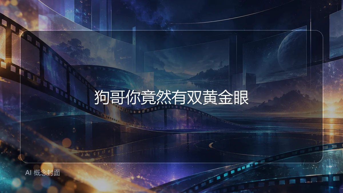 狗哥你竟然有双黄金眼