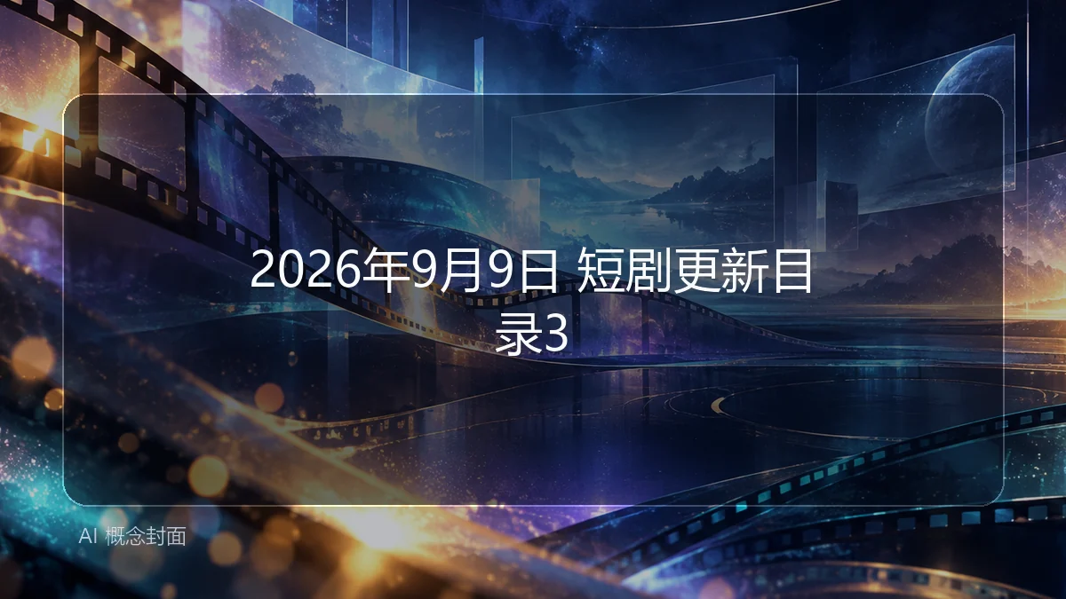 2026年9月9日 短剧更新目录3