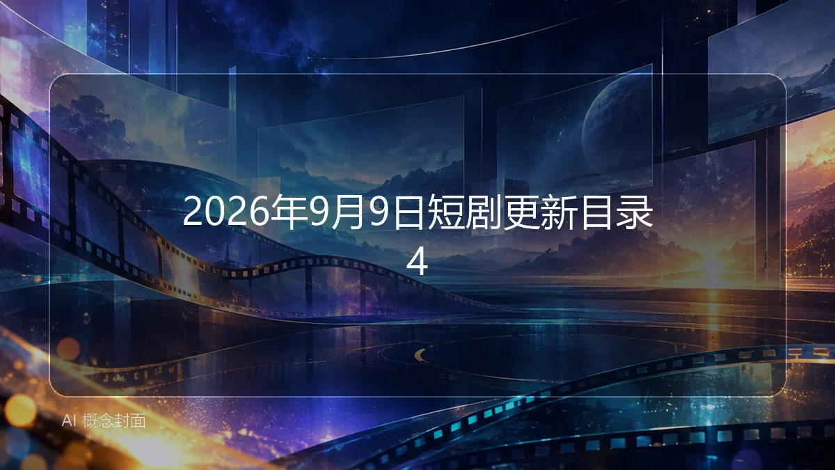 2026年9月9日短剧更新目录4