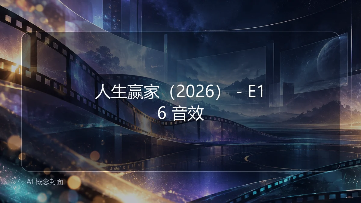 人生赢家（2026） - E16 音效