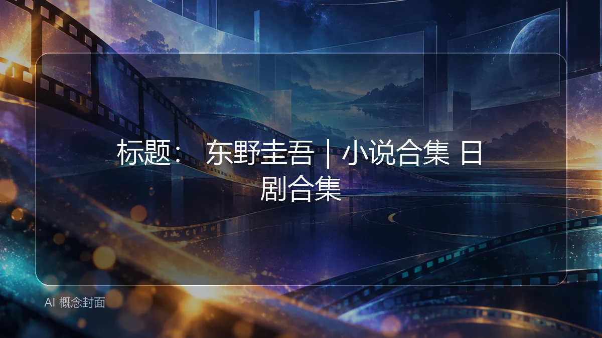 标题： 东野圭吾｜小说合集 日剧合集