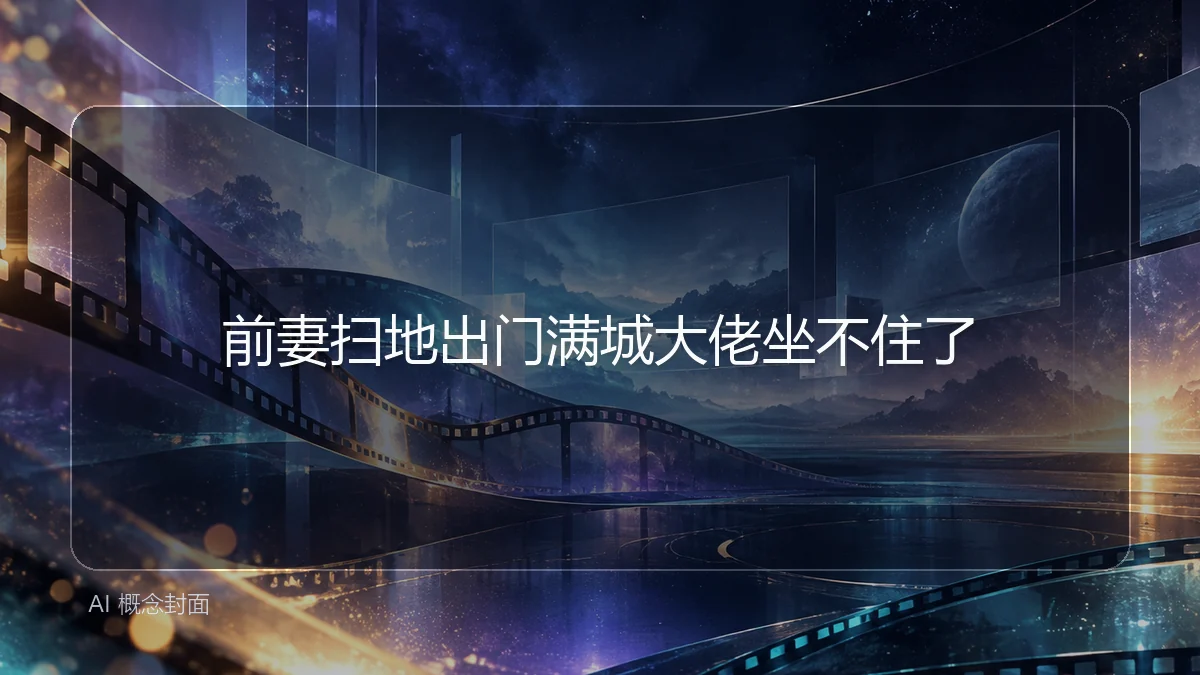 前妻扫地出门满城大佬坐不住了