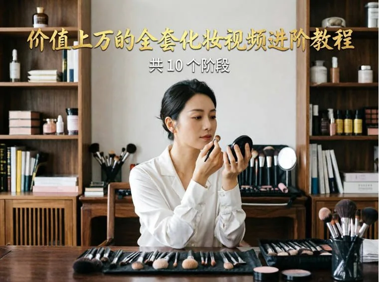 [夸克网盘]教程《全套化妆视频教程 1-10 阶段》
