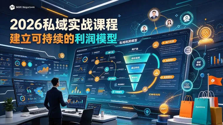 [夸克网盘]教程《2026私域实战课程，建立可持续的利润模型》
