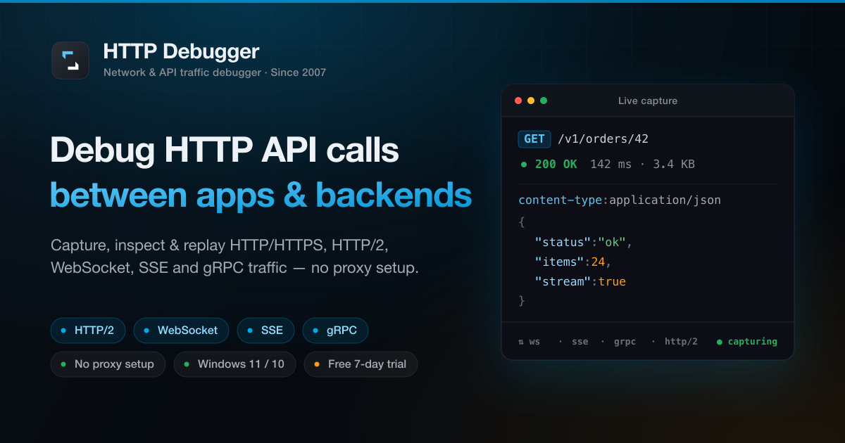 HTTP Debugger(http抓包工具)v10.8汉化版