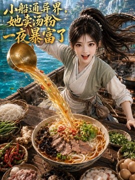 小船通异界,她卖汤粉一夜暴富了(62集)AI短剧 (2026)
