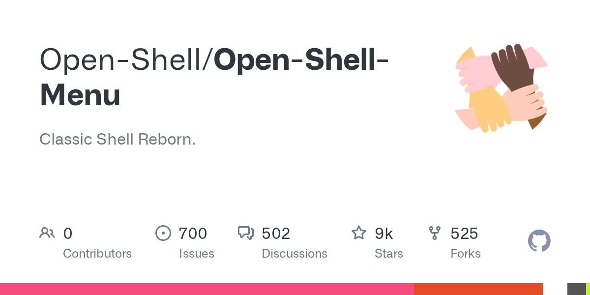 《开始菜单工具OpenShell v4.4.198》中文汉化版-桌面工具-便捷实用[夸克网盘]