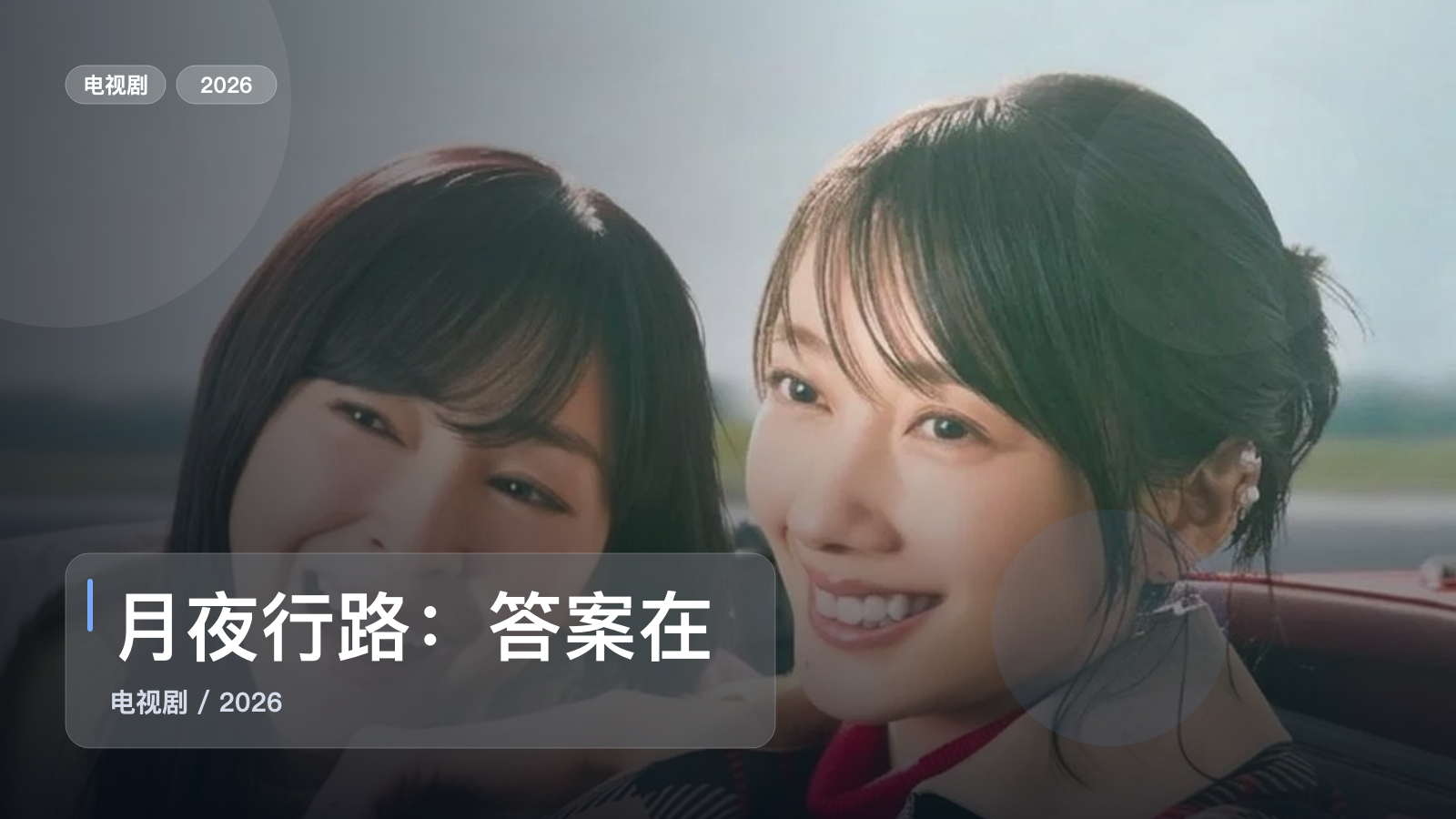 强推！《月夜行路：答案在名作中》 2026 未删减 限时转存