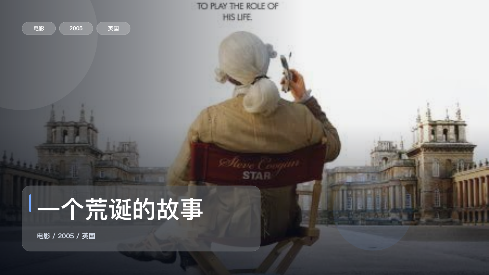 最近难得一口气看完的喜剧片《一个荒诞的故事》 2005 未删减 限时转存