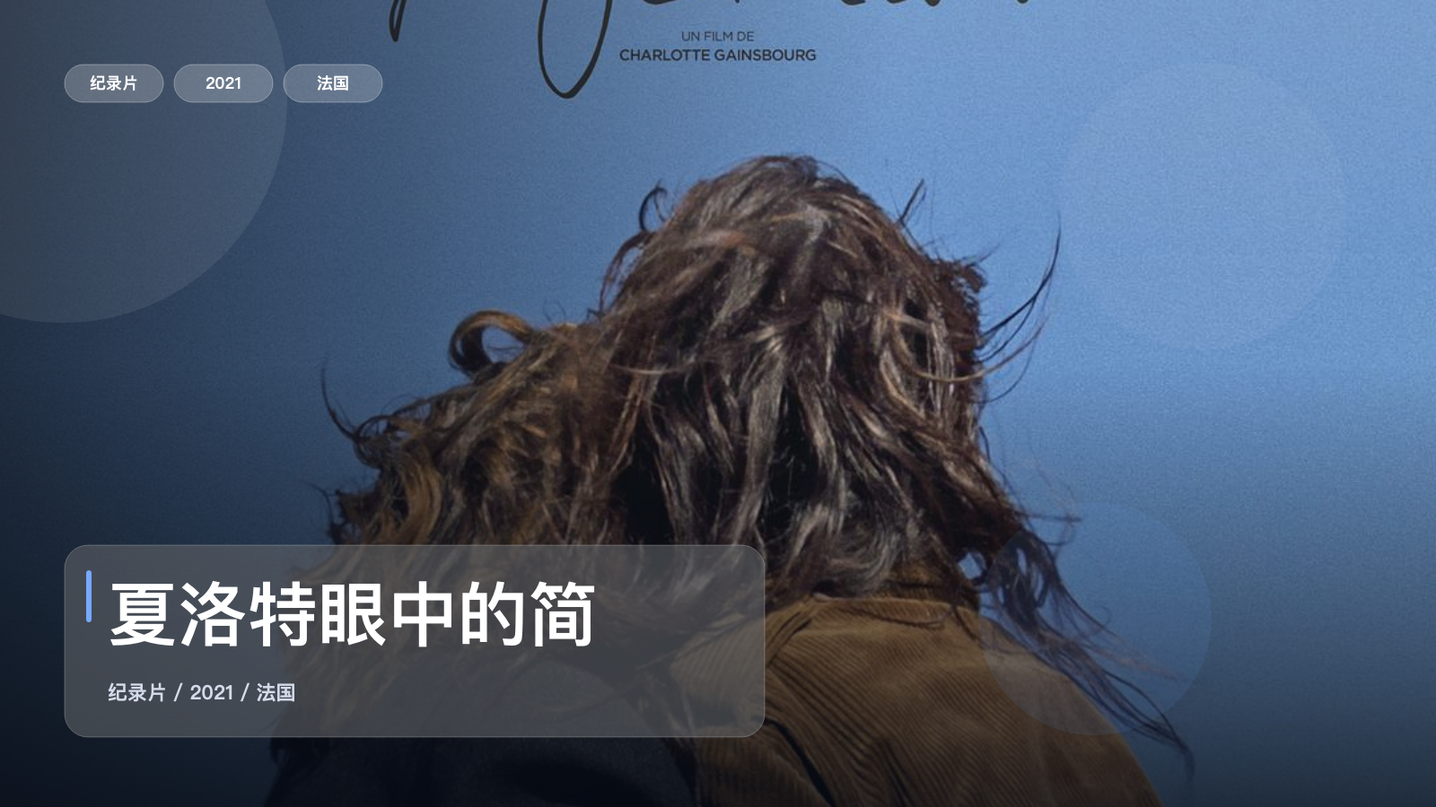 值得细看的法国纪录片《夏洛特眼中的简》 2021 未删减 限时转存