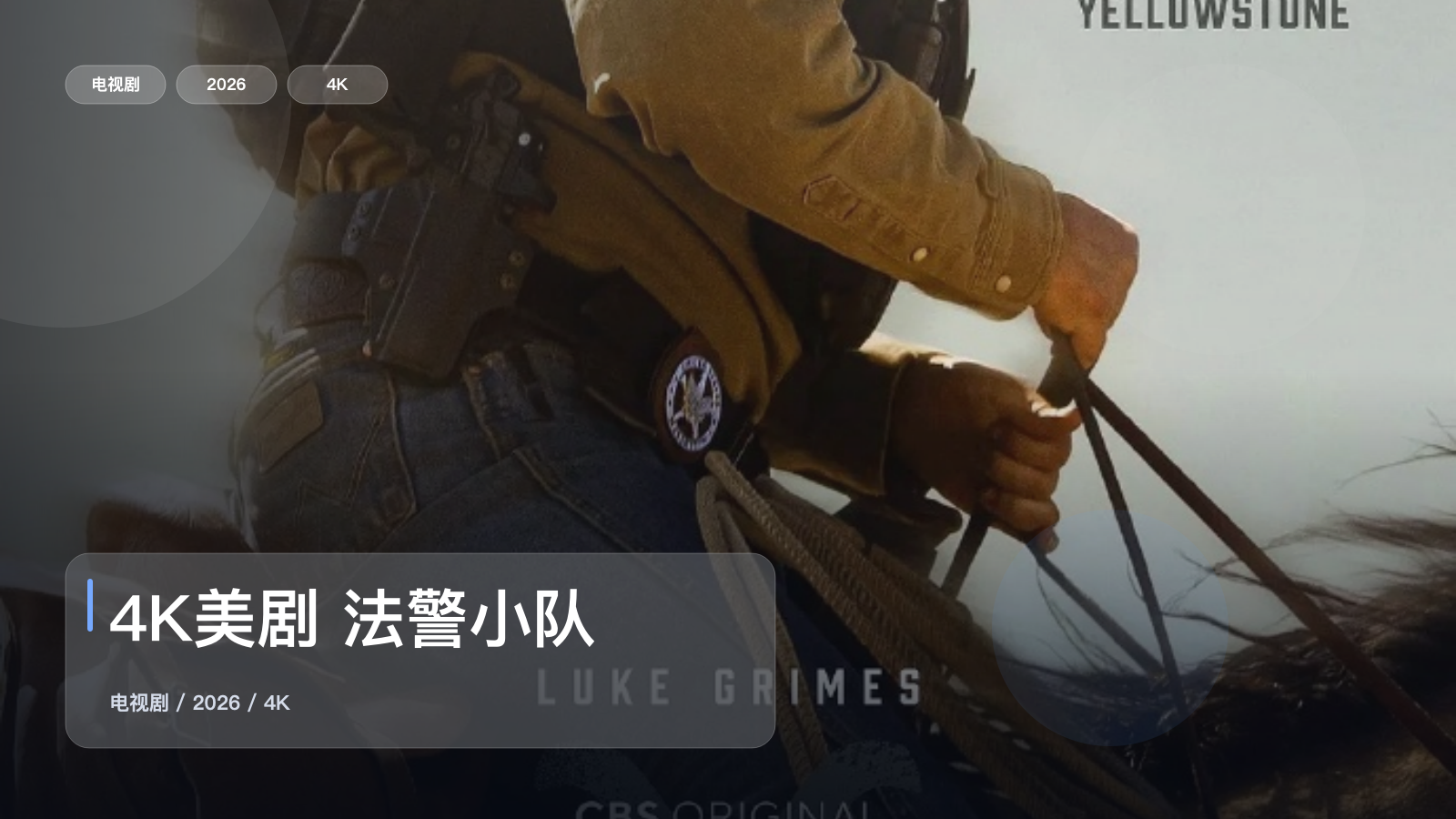 最近挖到宝了!《4K美剧 法警小队》 2026 4K中文字幕 未删减 限时转存