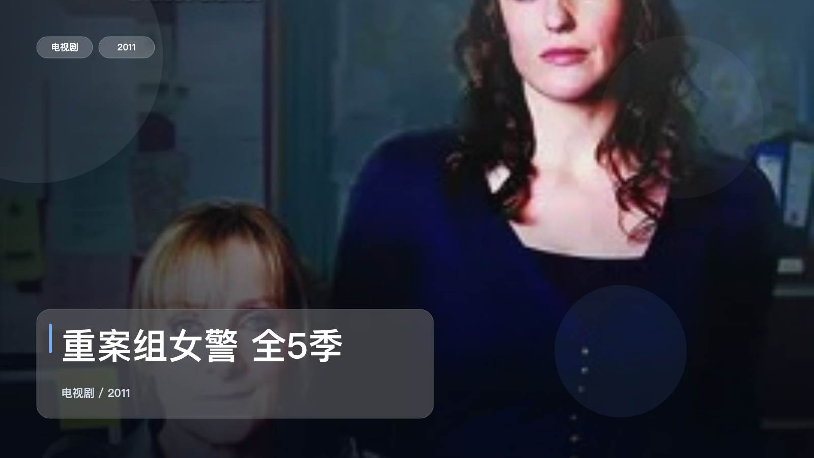 这是2011最上头的犯罪剧！《重案组女警 全5季》 2011 未删减 限时转存