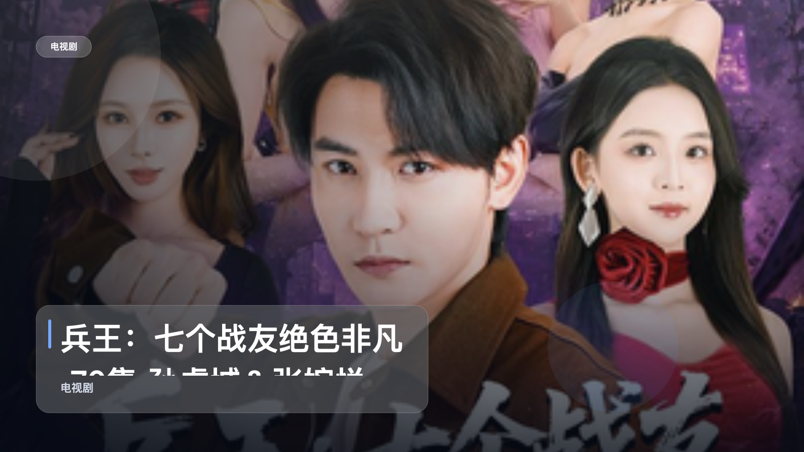 最近挖到宝了!《兵王:七个战友绝色非凡 70集 孙虎城&张婉悦》 未删减 限时转存