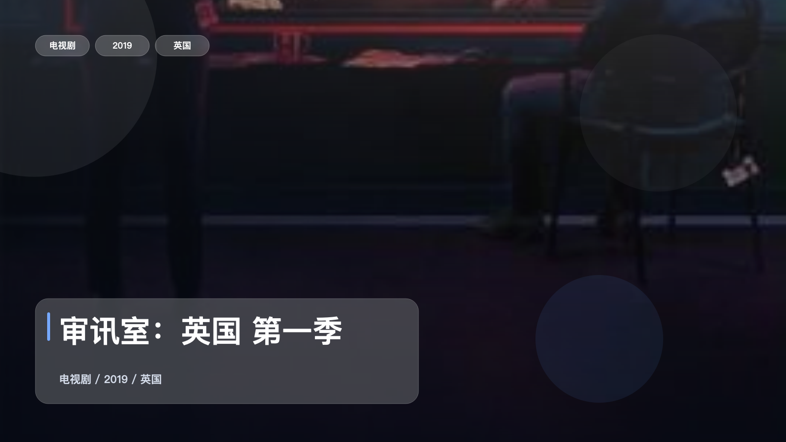 太上头了!英国犯罪剧《审讯室:英国 第一季》 2019 未删减 限时转存