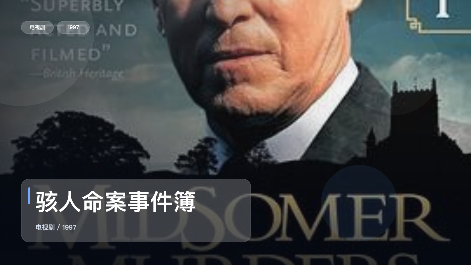 强推!这部悬疑剧真的会钩人《骇人命案事件簿》 1997 未删减 限时转存
