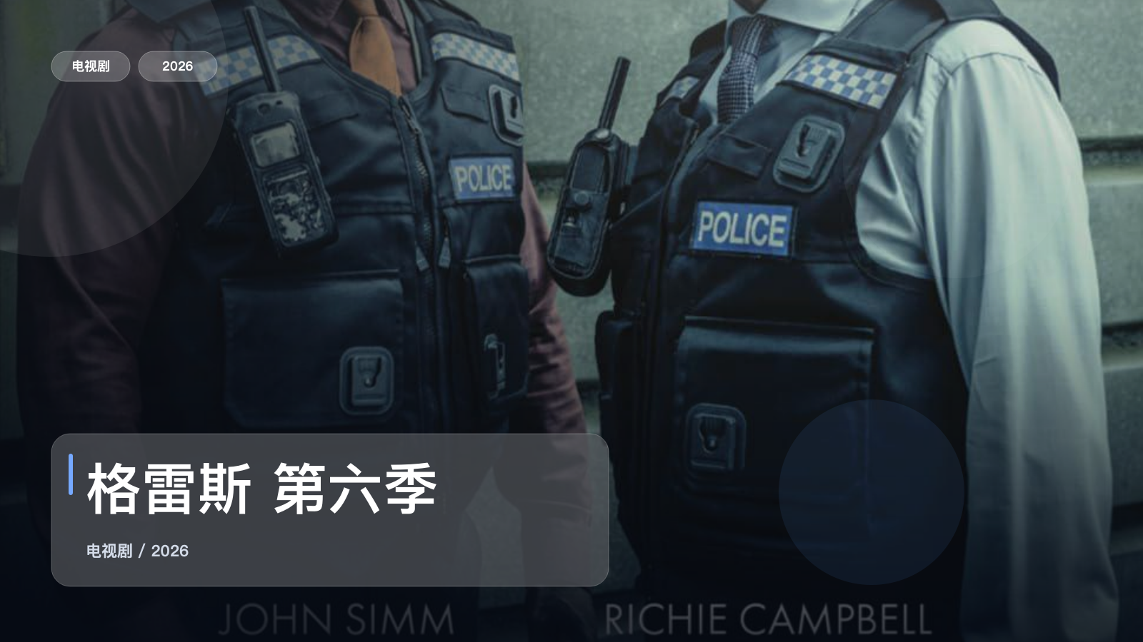 这是2026最上头的犯罪剧！《格雷斯 第六季》 2026 未删减 限时转存