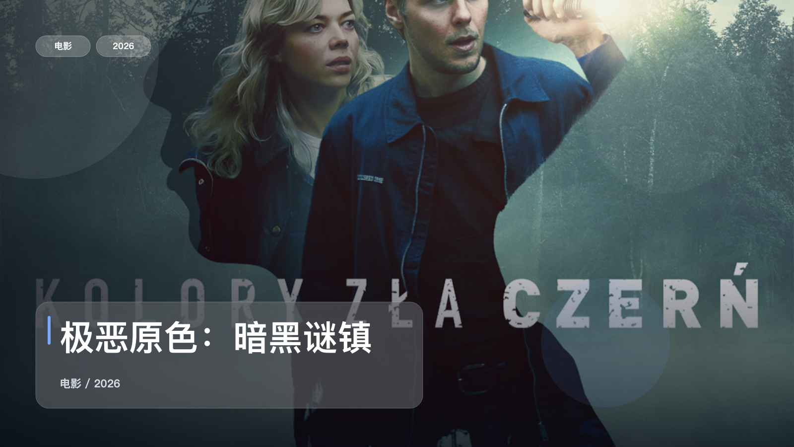 强推!《极恶原色:暗黑谜镇》 2026 未删减 限时转存